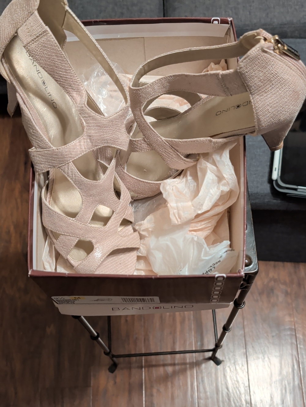 Bandolino Blush Strappy High Heel Sandals